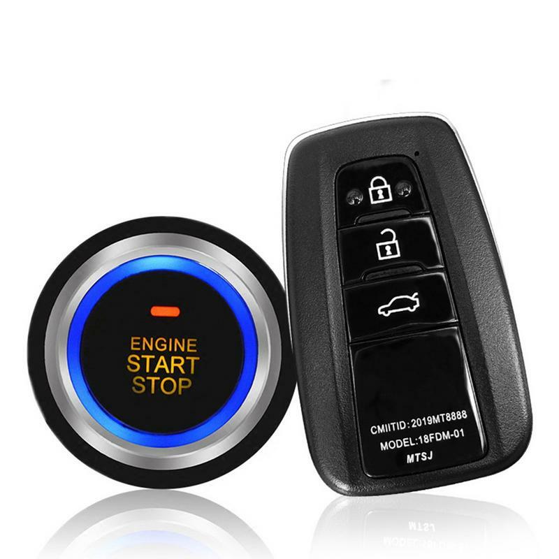 Alarma de coche de 12V, sistema de entrada sin llave, antirrobo, cerradura de puerta Central, Kit de arranque remoto, accesorios de coche