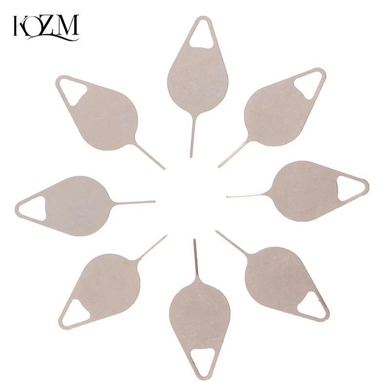 50pcs Sim Card Tray Removal Eject Pin Key Tool Stainless Steel Needle