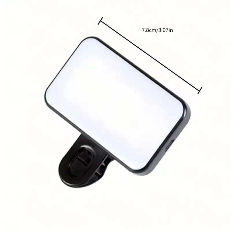 Draagbare Mini Selfie Vul Licht Oplaadbare 3 Modi Instelbare Helderheid Clip Aan Voor Mobiele Telefoon Computer Vul Licht