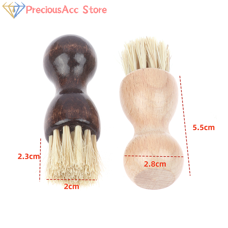 Multifunctional Brush Black Boots Bristle For Cleaning Bristles Sneaker Purse Cleaner Suede Shoes Pig Hair Shoe Polish Brush