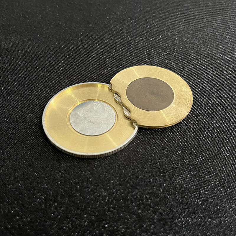 Serbaguna Flipper koin (Dollar Morgan) dengan Oliver trik ajaib magnetik atau gravitasi koin Close Up ilusi alat peraga gimmick