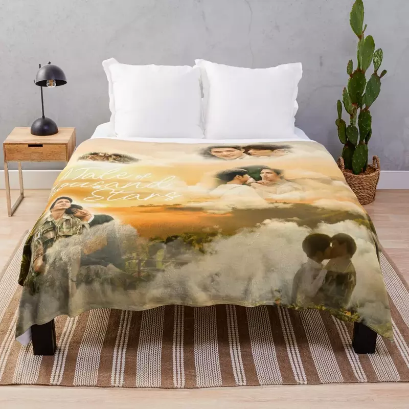 Одеяло с изображением тысячи звезд роскошный бренд роскошные толстые большие одеяла для кровати одеяла