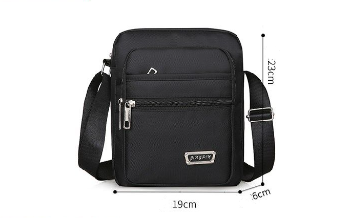 Waterproof Men Crossbody Bags Male Nylon Shoulder Bags Boy Messenger Bag Man Handbags For Travel Casual Large Satchel Grey Bags