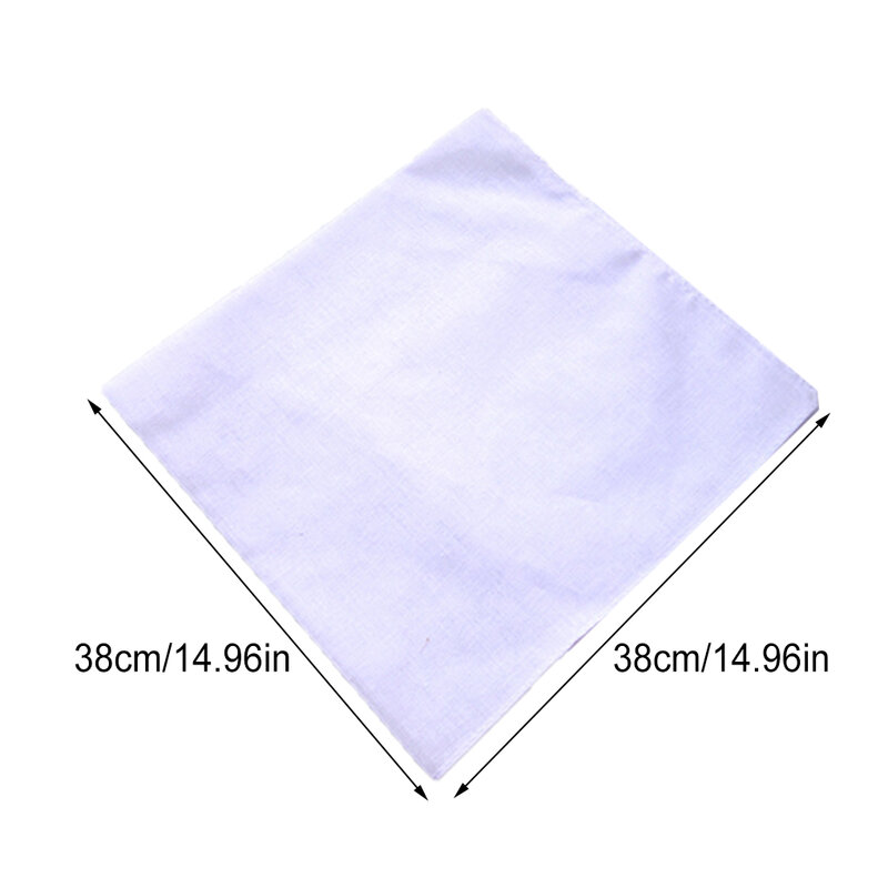 1 Set Handkerchief Supple Tie-dye Supply Clothing Accessory Hand Towels Unisex Hand-made Coloring Painting Kerchiefs