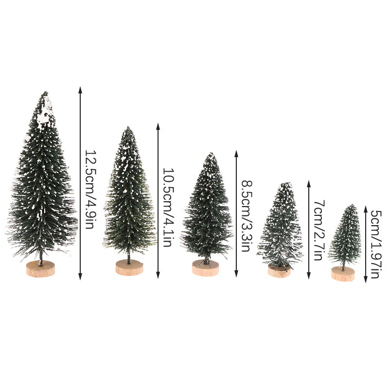 شجرة عيد الميلاد مصغرة زخرفة للديكور المنزل ، دمية مصغرة ، دمية لعبة صغيرة ، المشهد الصغير ، الملحقات ، 1:12