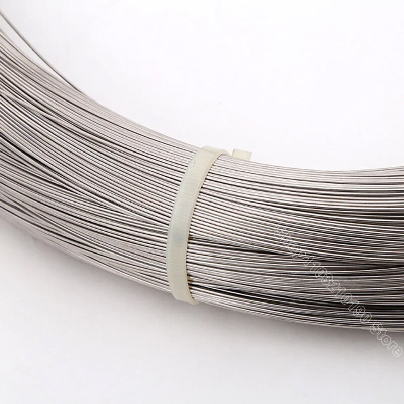 304 fio de mola de aço inoxidável, único Strand amarração, fios elásticos de aço, 0.4mm, 0.5mm, 0.6mm, 0.7mm, 0.8mm, 1mm, 1.2mm, 1.5mm, 1,8 milímetros, 2 milímetros, 1 m, 5 m, 10m