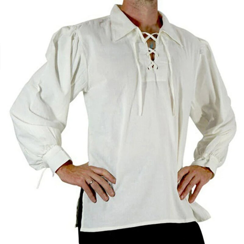 Confortável-Camiseta casual de manga cheia masculina, moda elegante, Escritório, Férias, Praia, Masculino, Magro, Macia, Outono