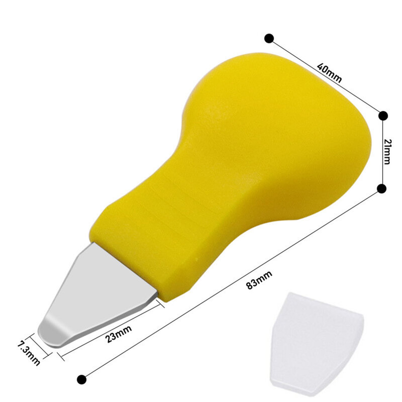 Coperchio apriscatole giallo parti apriscatole accessori per leva custodia per lama posteriore strumenti di ricambio orologio per lavoro manuale