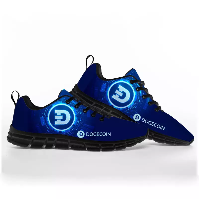 Dogecoin Crypto Currency Dog Coin Sports Shoes Mens Womens Teenager Kids Children Sneakers Custom High Quality Couple Shoe