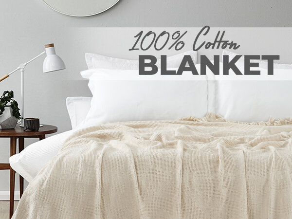 VERAMUSE-Manta de verano con borlas, manta decorativa ligera de granja para sofá y cama, 100% algodón