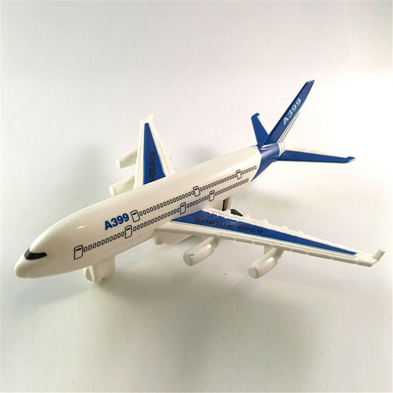 1 قطعة نموذج حافلة الهواء الاطفال الأطفال Fashing طائرة ركاب لعبة طائرة الركاب نموذج لون عشوائي