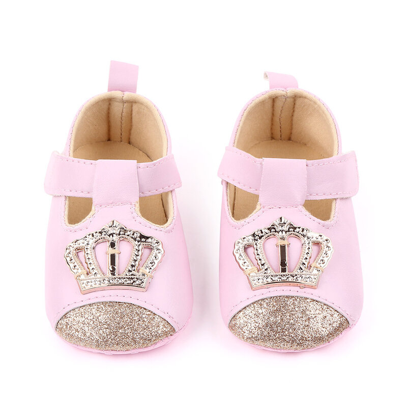 Bayi Baru Lahir Pita Anak Perempuan Sol Lembut Prewalker Sepatu Flat Kasual Hangat Sepatu Bayi Perempuan