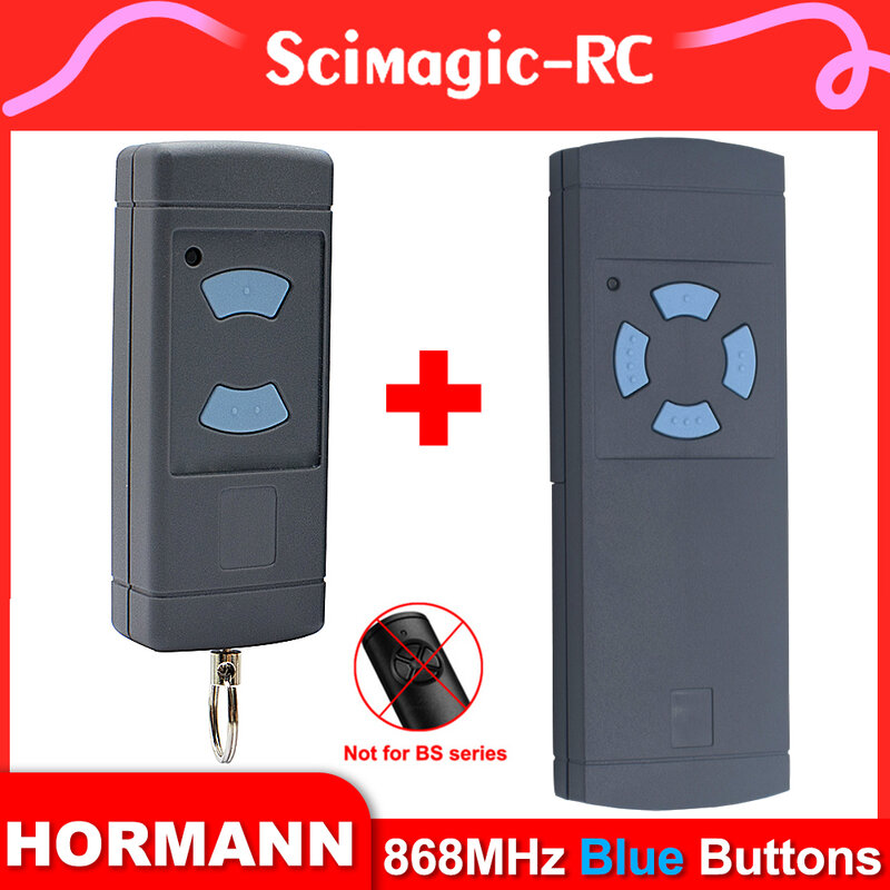 HORMANN 868 MHz Control remoto de garaje 100% compatible HORMANN HSM2, HSM4, HS2, HS4, HSE2, HSE4, SZ2, HSP4 868 Abridor de puerta de puerta de puerta