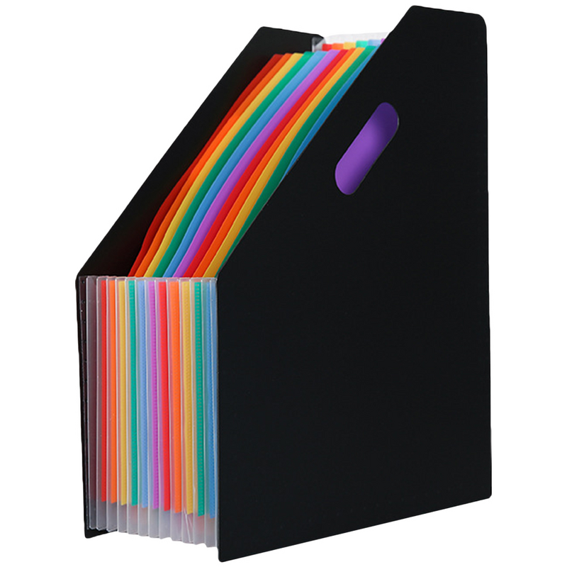 Organizer File plastik, dapat diperluas Folder File plastik Organizer penerimaan besar