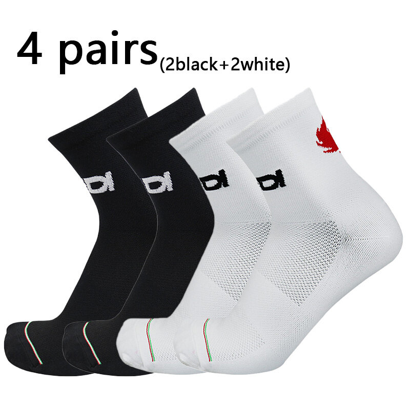 pairs breathable cycling 4 women socks of men short professional running basketball compression socks outdoor sports 2023