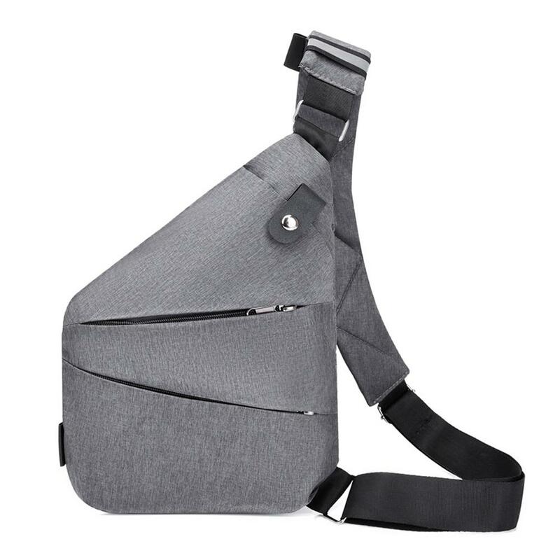 Дорожная сумка с защитой от кражи, Мужская нагрудная сумка для отдыха на открытом воздухе, сумка через плечо, нейлоновая водонепроницаемая сумка для прогулок, походов, Прямая поставка, U5K9