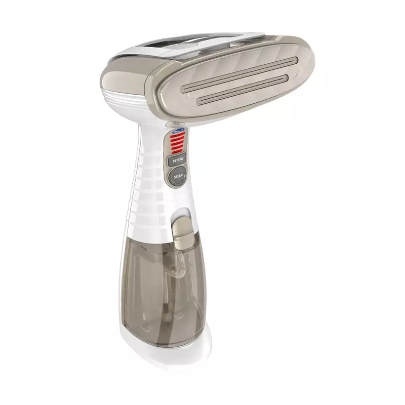Conair Handheld Garment Steamer for Fabric, Turbo ExtremeSteam 1875W, White/Champagne GS59