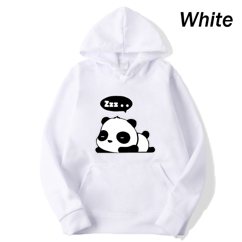 New Cute Panda Printing Hoodies Pocket Sweatshirts Hooded Harajuku Spring Casual Pullovers Men Women