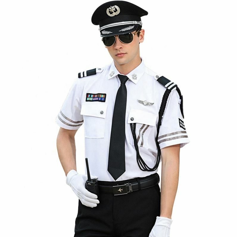 Roupa uniforme personalizada do aeroporto, Guard Suit Clothes, Jaqueta de segurança, Guarda Uniforme