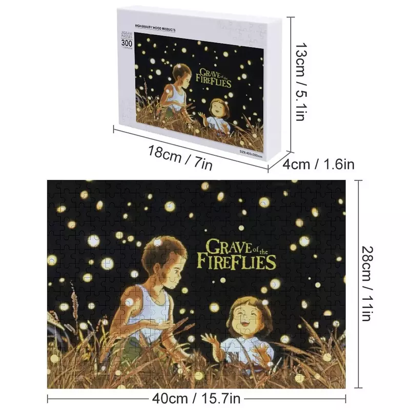 Układanka Grave of The Fireflies (duża) Układanka dla dzieci Układanka na zamówienie
