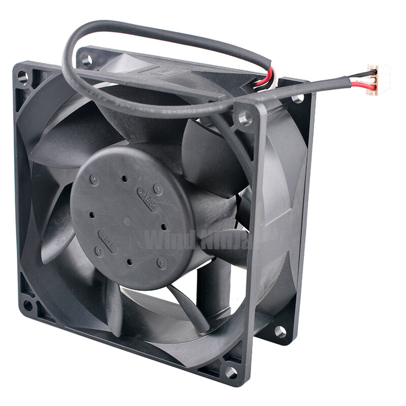 Ventilador de refrigeración de alta velocidad para fuente de alimentación de gabinete de servidor, rodamiento de bolas Dual, 9,2 cm, 92x92x38mm, DC12V, 1.06A, 09238RA-12L-FL