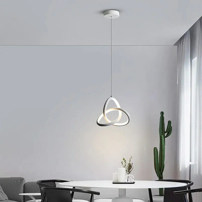 Modern Pendant Light 3 Cores Decor Art Designer LEVOU Lustres Para Estudo Quarto Sala de estar Casa Criativo Pendurado Luzes