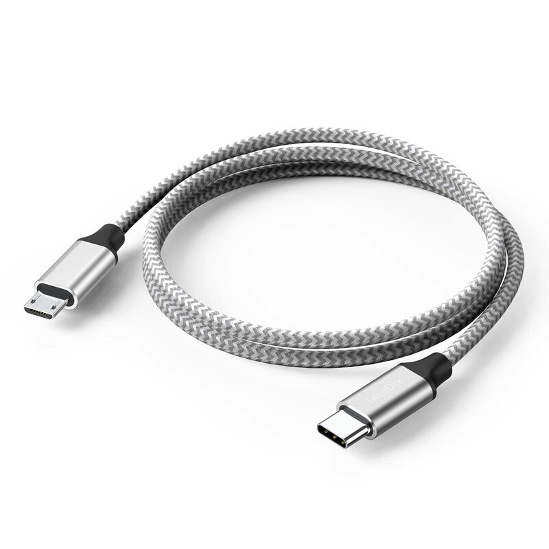 DteeDck USB C к Micro USB кабель Micro Type C зарядный кабель USB-C USBC к Micro USB кабель передачи данных для ноутбуков и мобильных телефонов