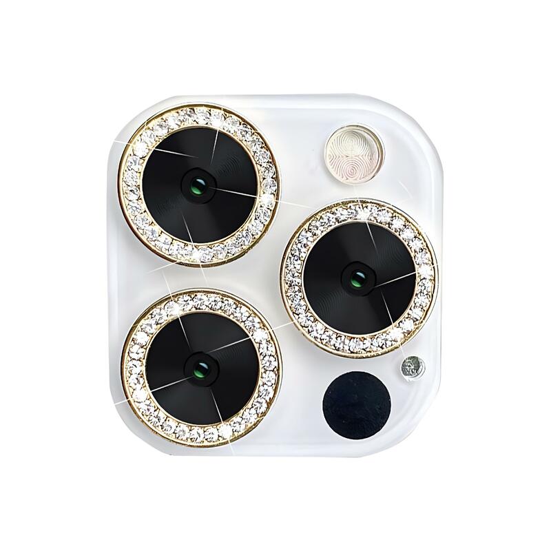 9D Rear Diamond Lens Protector per Iphone 15 Pro Max Camera in vetro temperato per Iphone 13 12 14Pro Max Ring Cover Case Film