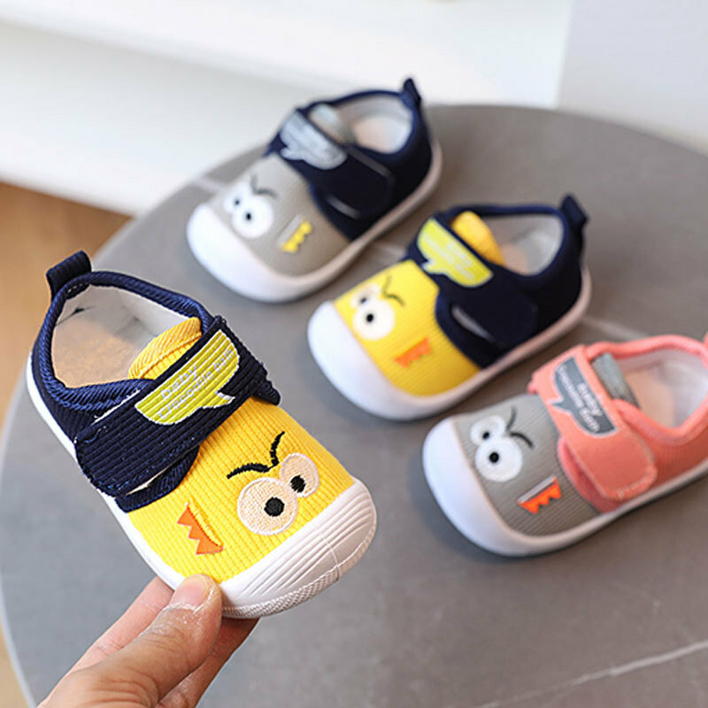 Sapato de caminhada macio para bebê, chamado sapatos funcionais para meninos e meninas, sapatos infantis casuais, novos itens