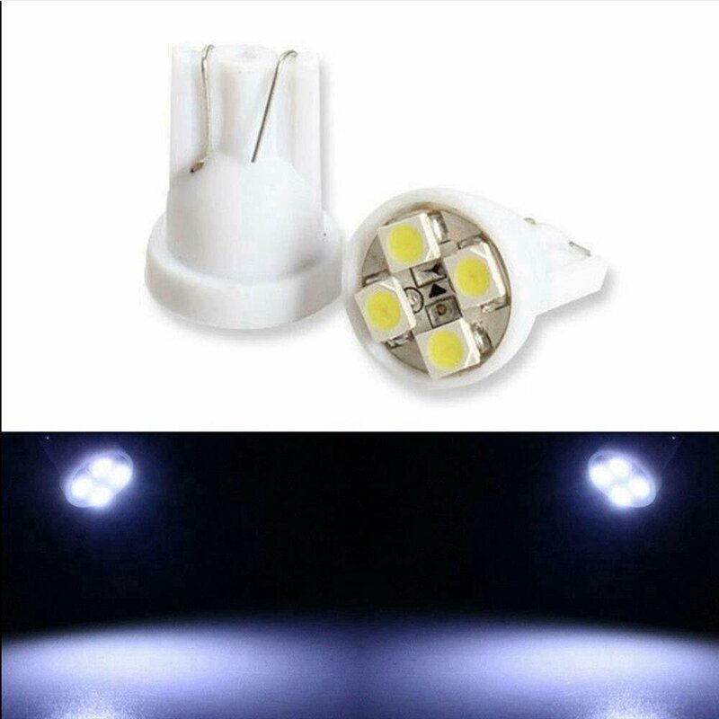 2Pcs 6000K White 1157 50SMD Tail Brake LED Lights Bulb With 14 Assorted LED Inside Light Dome Trunk Map Plate Lamp Bulb
