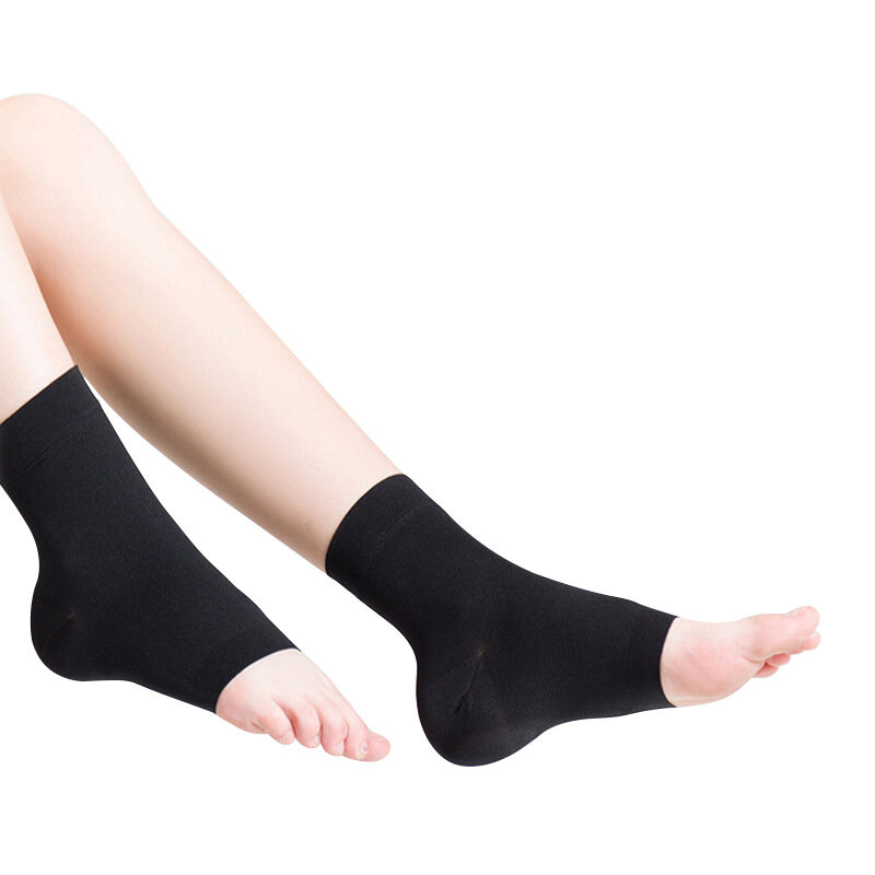 Calcetines tobilleros de presión secundaria, calcetín deportivo de compresión elástica, protector de suela de fascia