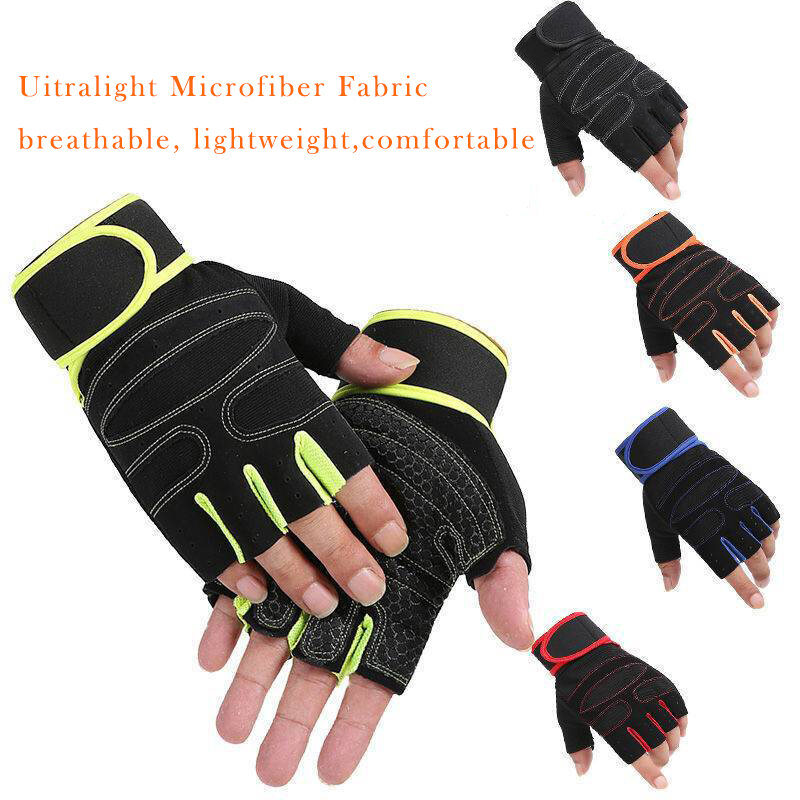 Перчатки для фитнеса и тяжелой атлетики перчатки для тренировок для мужчин и женщин M/L/XL бодибилдинг тренажерный зал велосипедные Перчатки тренировочные спортивные упражнения спортивные перчатки