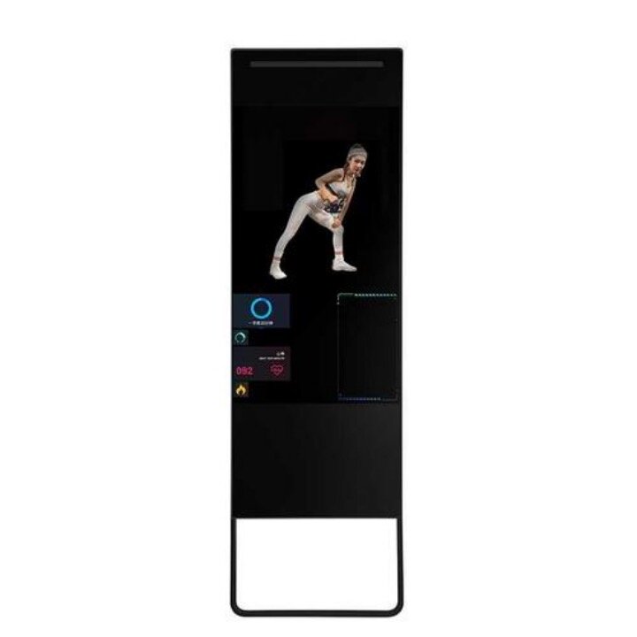 Digitale Bewegwijzering En Displays Photobooth Reclame Touchscreen Fitness Spiegel