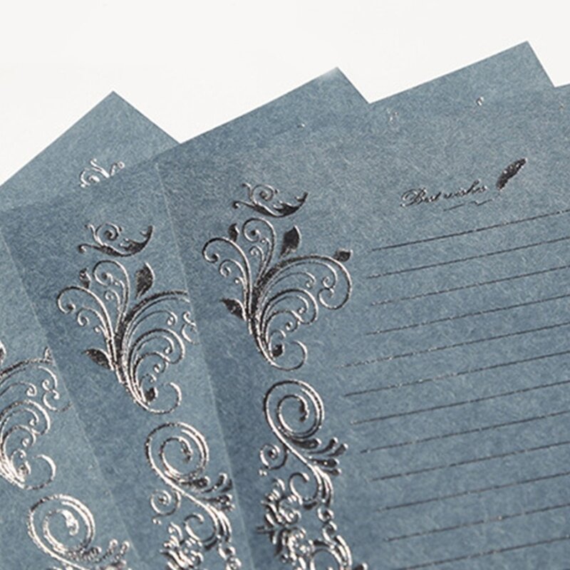 Papelaria vintage escrevendo papel decorativo Design Lettefor caligrafia letras