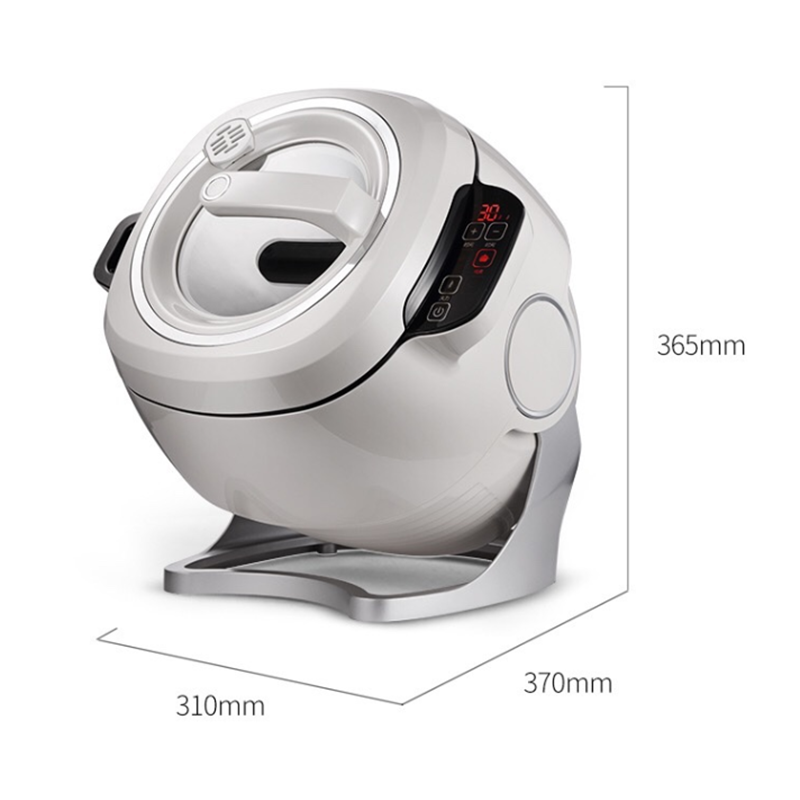 220V 2000W Intelligent Automatic Stir Frying Machine 6L Household Electric Cooking Wok Pot Non-stick Multifunctional Cooker Pot
