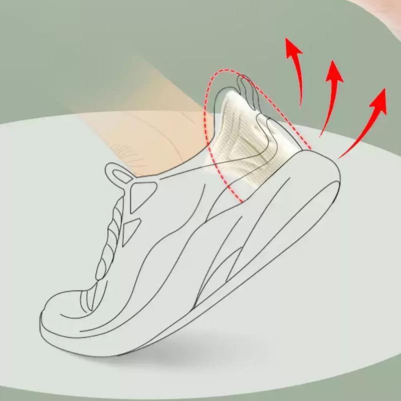 2pc sInsole Anti-abrasione protezione per tallone misura regolabile tallone Patch inserto per tallone Sneakers con toppa posteriore