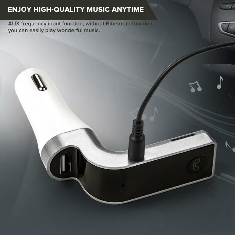 Car Bluetooth 5.0 FM Transmitter Wireless Adapter Mic Audio Receiver Auto MP3 Player QC3.0 Dual USB Fast Charger Car Accessories