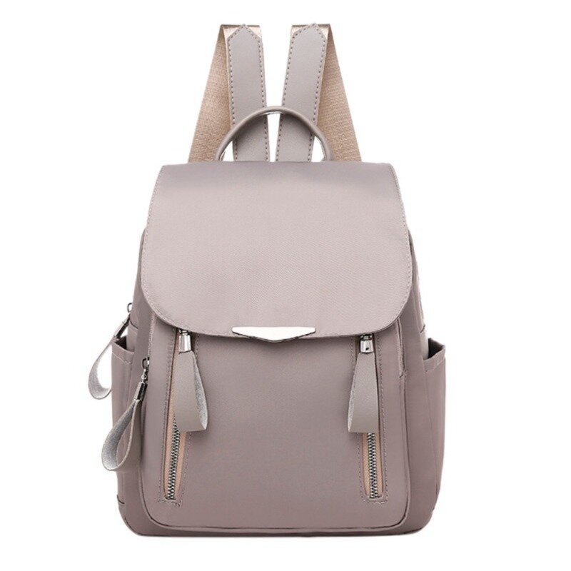 Korean Women Student Schoolbag Outdoor Waterproof Travel Anti-theft Nylon Backpack Travel Bag