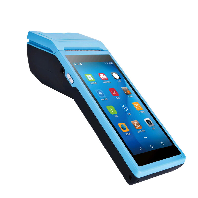 JEPOD телефон Android 3G/4G Мобильный pos-терминал для считывания штрих-кодов с встроенным принтером