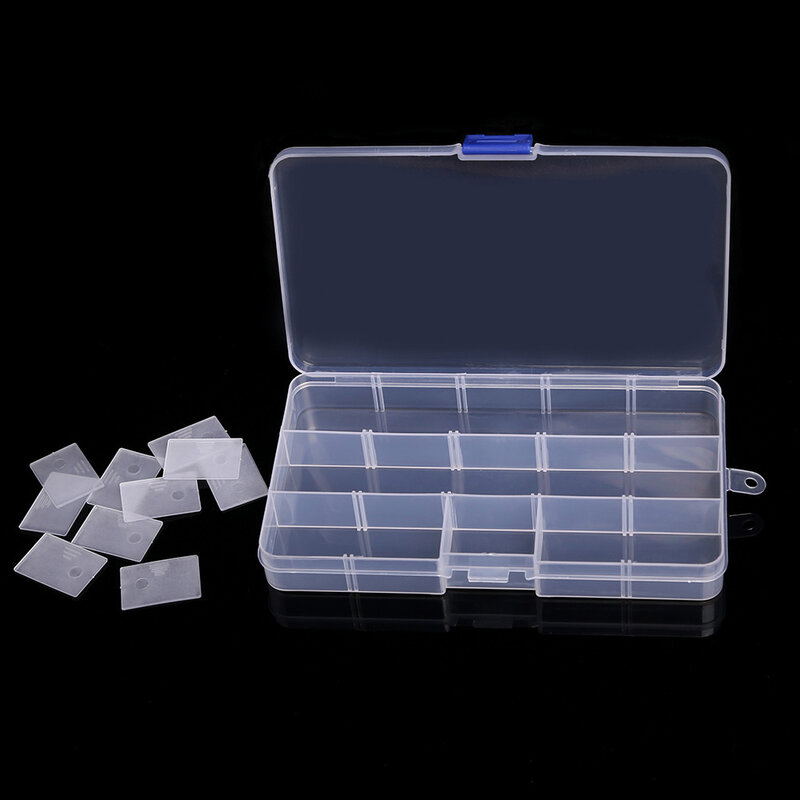 Полипропиленовый ящик для домашнего хранения с 10/15/24/36 отделениями, коробка для хранения электронной доски «сделай сам», коробка для хранения аксессуаров, винтов, электронных компонентов, ящик для инструментов