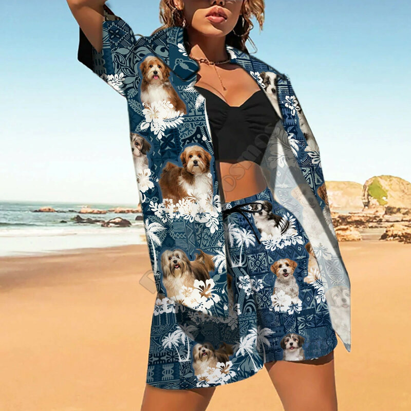 Camicia Summer Greyhound Hawaiian Set camicia Hawaii stampata in 3D + pantaloncini da spiaggia uomo per donna vestiti divertenti per cani