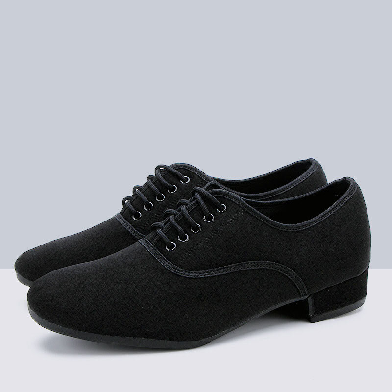 Zapatos de baile latino para hombre, calzado moderno de suela suave, Cuadrado estándar nacional, Jazz, Tango, 2,5 cm