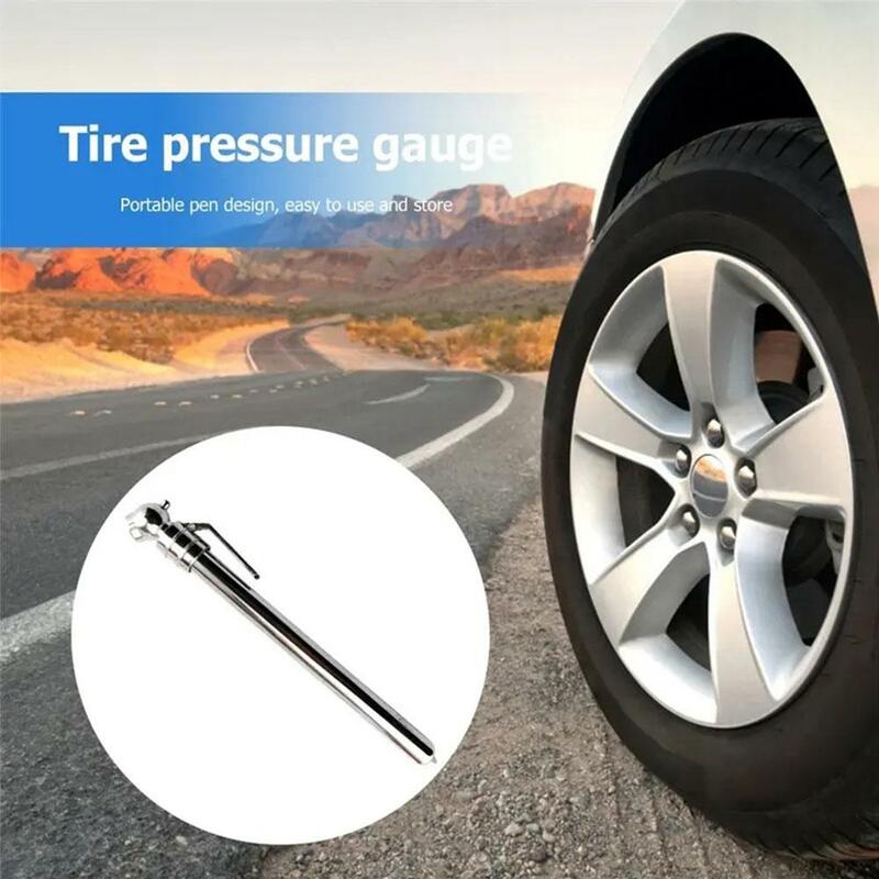 Caneta de pressão do pneu do carro portátil, Manômetro mecânico do pneu, Sem bateria necessária, Ferramenta de medição, 1pc