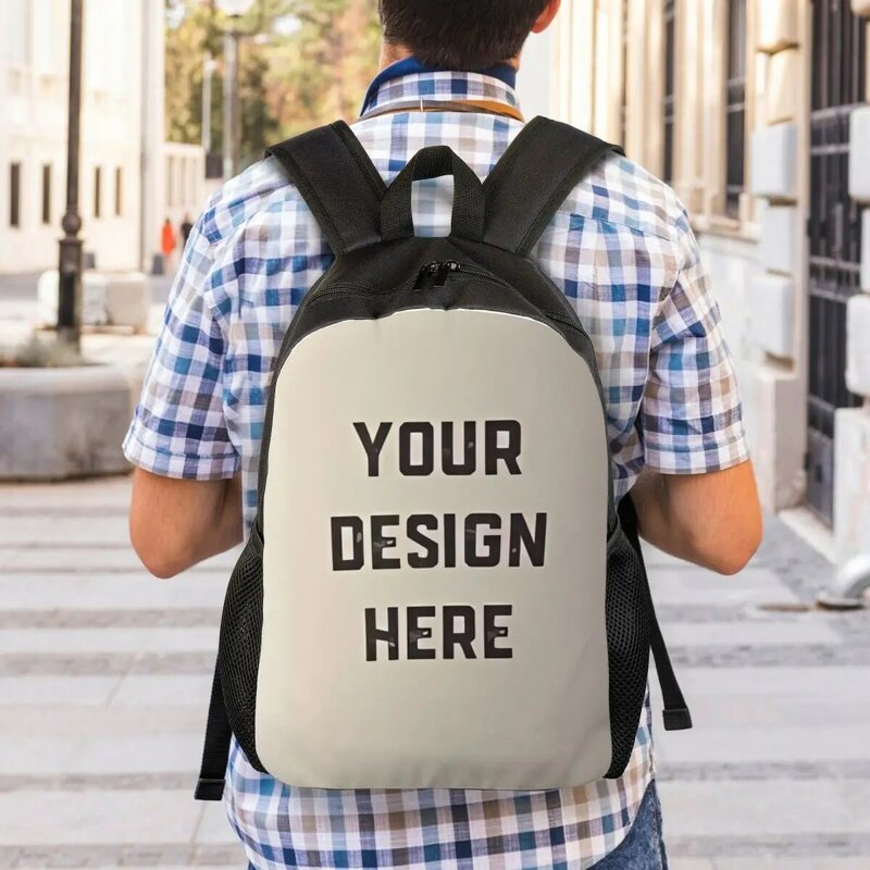 Индивидуальный школьный рюкзак для женщин и мужчин, студенческий рюкзак для студентов колледжа, подходит для 15-дюймового ноутбука