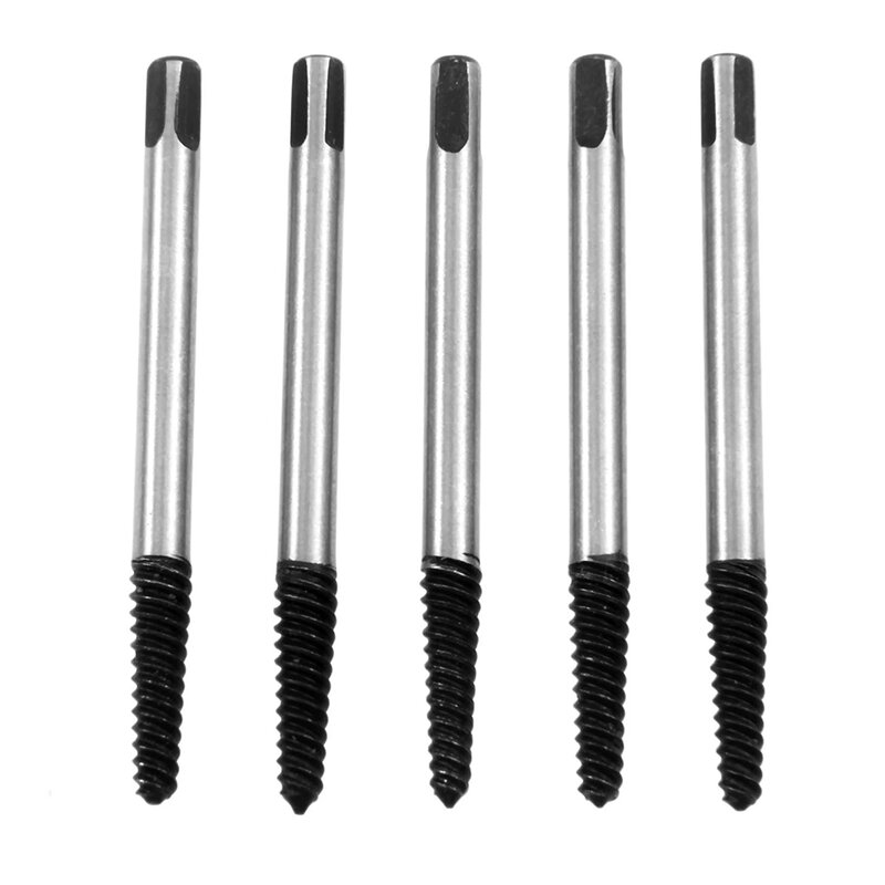 Broken Head Screw Extractor In Design With The Left-hand Thread And The Square Head Left-hand Thread 1# 4-6mm 5pcs