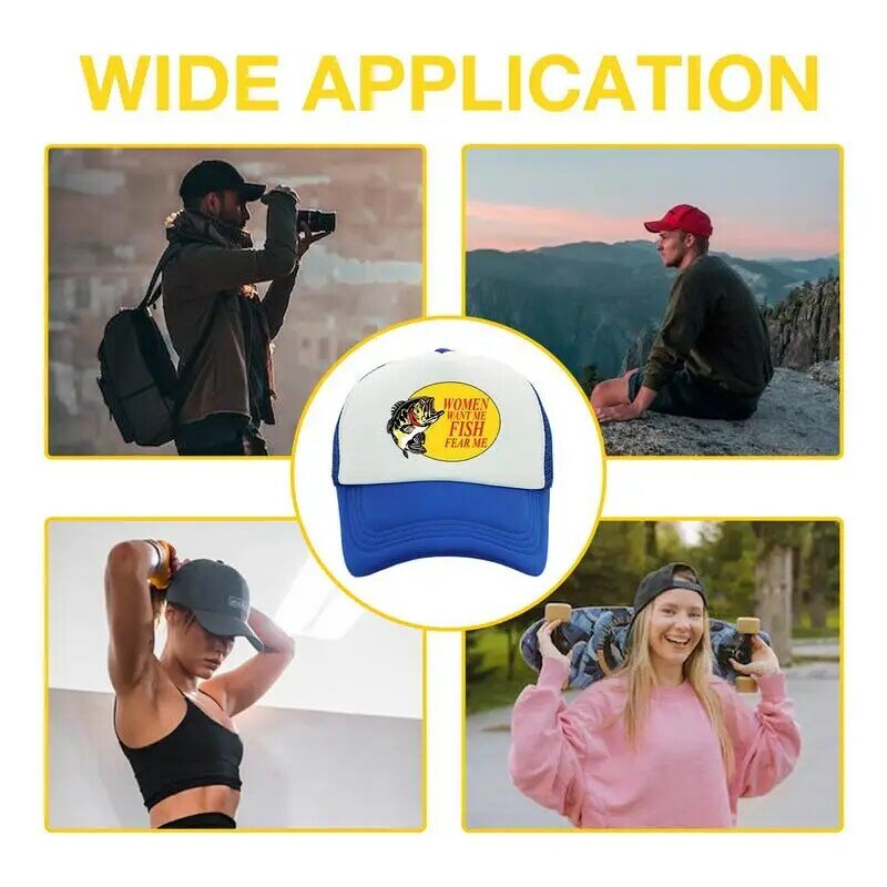 Men's Baseball Caps Hiking Hat Breathable Hat Sun Protection For Fishing Cycling Travel Hiking Picnic Baseball Shopping