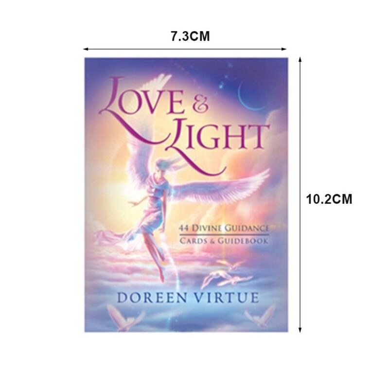 44pcs Love Light Divine Guidance Oracle Cards Playing Board Game Oracle Card