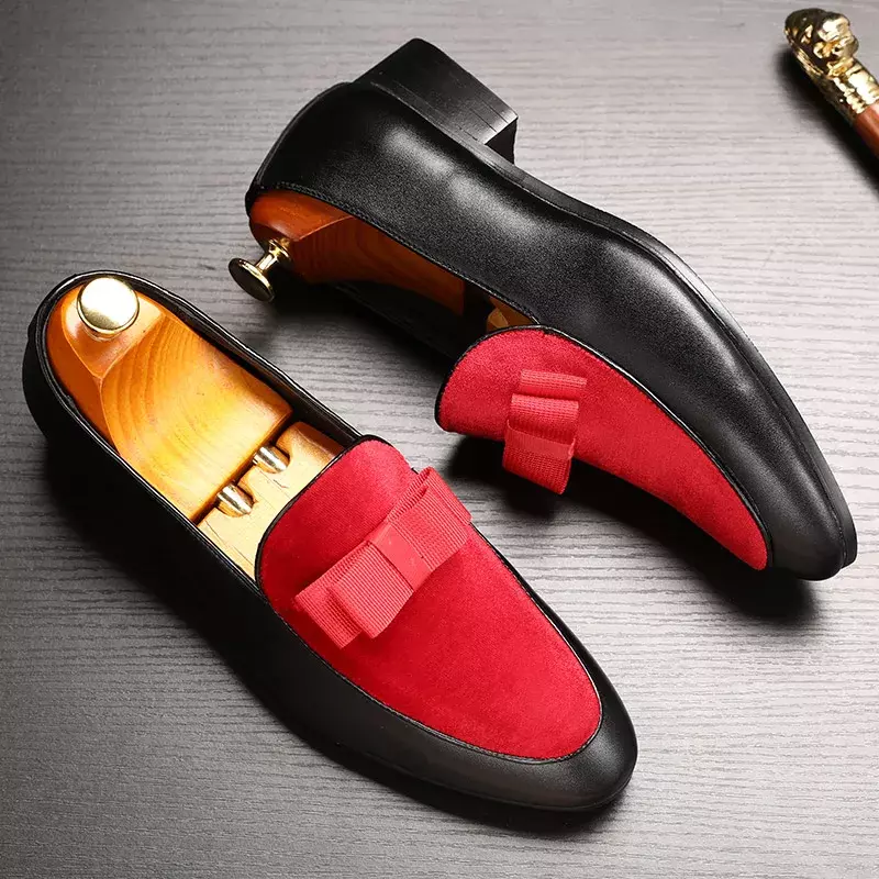 Nowi mężczyźni ubierają buty cień lakierki luksusowa moda Groom ślubne buty mężczyźni luksusowy włoski styl Oxford buty duży rozmiar 48