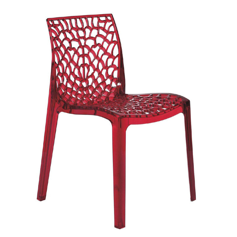 북유럽 아크릴 식당 의자 홈 성인 다시 의자 현대 미니멀리스트 다이닝 의자 플라스틱 의자 라이트 럭셔리 투명한 의자