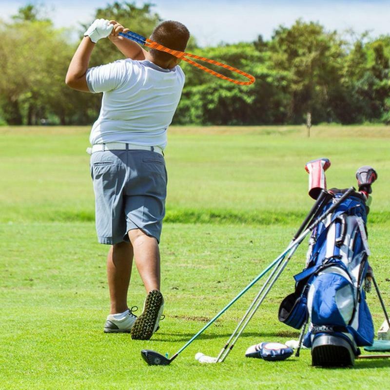 Cuerda de entrenamiento de ayuda para Swing de Golf, accesorios de corrección de gestos para principiantes, herramientas de asistencia de ejercicio de calentamiento, cuerda de práctica de Swing
